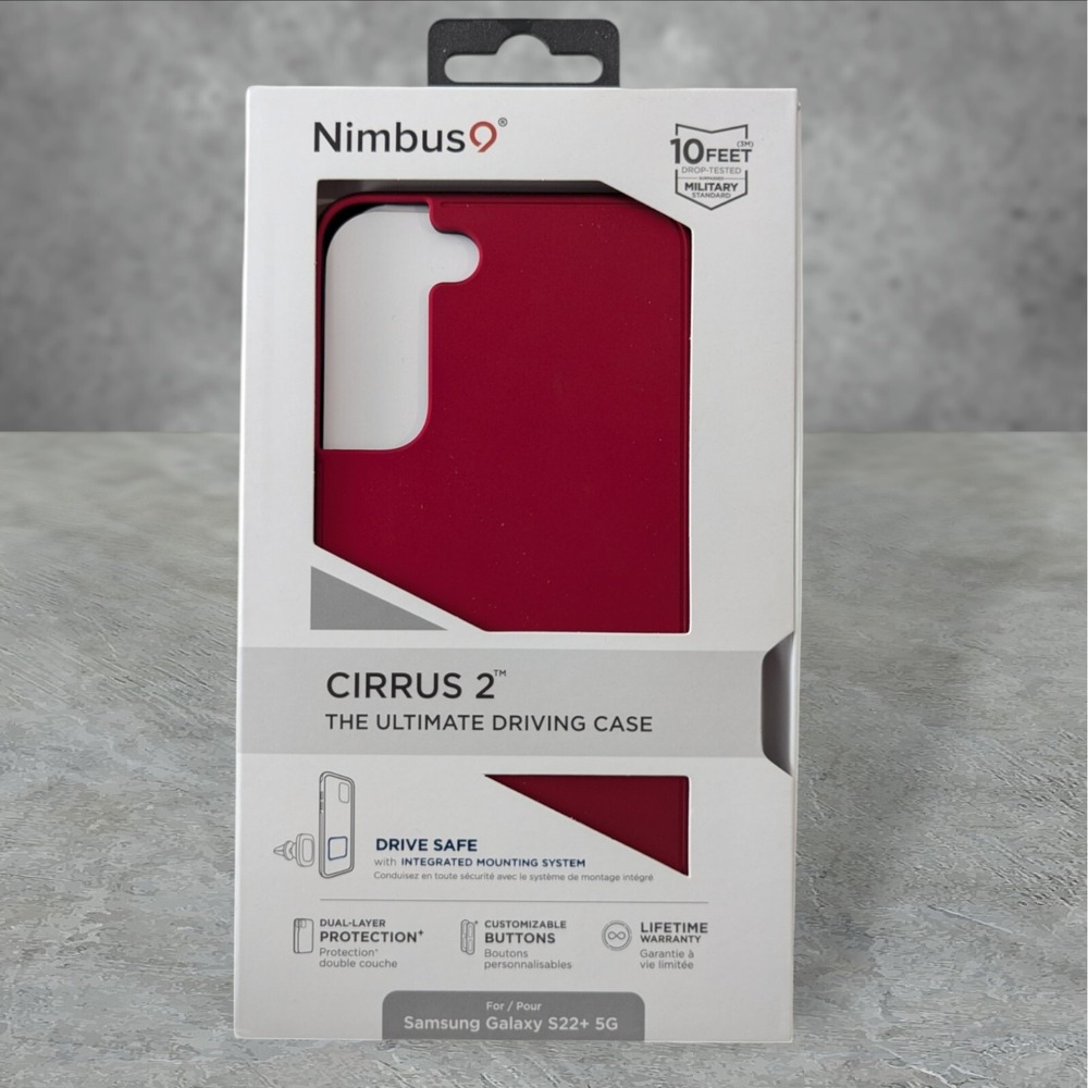 Nimbus9 Cirrus 2 Case for Samsung Galaxy S22+ 5G Red See Description W7
